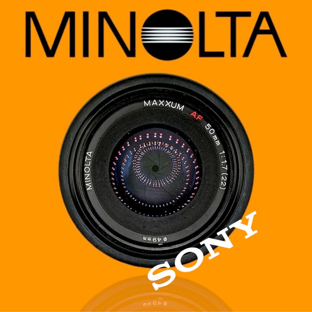 Minolta AF 50mm 1:1.7 lens (Sony A Mount compatible)